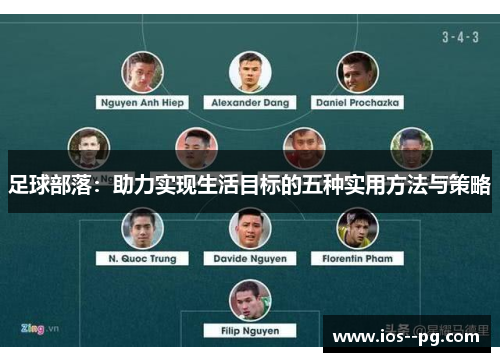 足球部落：助力实现生活目标的五种实用方法与策略